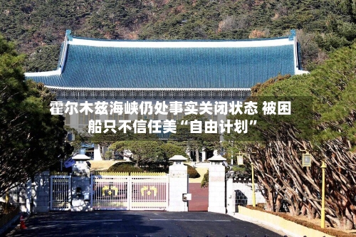 霍尔木兹海峡仍处事实关闭状态 被困船只不信任美“自由计划”-第1张图片
