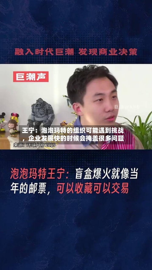 王宁：泡泡玛特的组织可能遇到挑战	，企业发展快的时候会掩盖很多问题-第1张图片