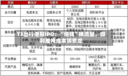 T3出行港股IPO：“烧钱	”换流量，微利难掩成本端焦虑-第2张图片