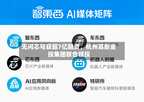 无问芯穹获超7亿融资	，杭州高新金投集团联合领投-第1张图片