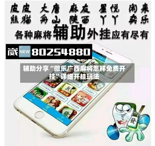 辅助分享“微乐广西麻将怎样免费开挂”详细开挂玩法-第2张图片