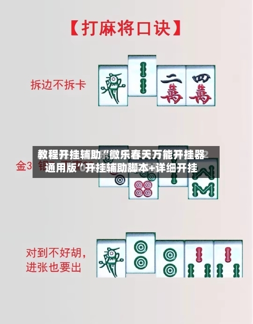 教程开挂辅助“微乐春天万能开挂器通用版”开挂辅助脚本+详细开挂-第2张图片