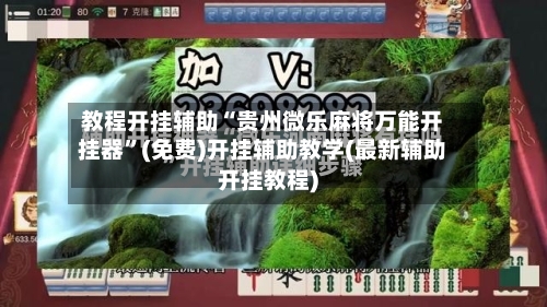 教程开挂辅助“贵州微乐麻将万能开挂器	”(免费)开挂辅助教学(最新辅助开挂教程)-第1张图片