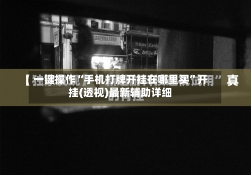一键操作“手机打牌开挂在哪里买”开挂(透视)最新辅助详细-第3张图片