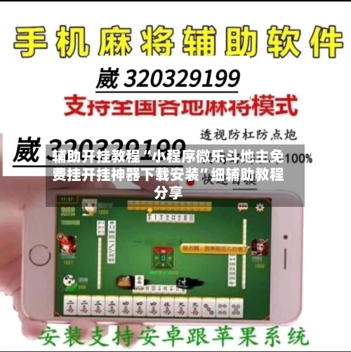 辅助开挂教程“小程序微乐斗地主免费挂开挂神器下载安装”细辅助教程分享-第3张图片