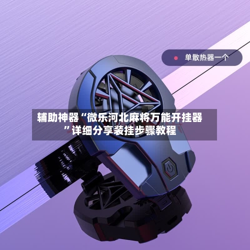 辅助神器“微乐河北麻将万能开挂器	”详细分享装挂步骤教程-第2张图片