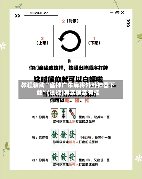 教程辅助“雀神广东麻将外卦神器下载	”(透视)其实确实有挂-第2张图片