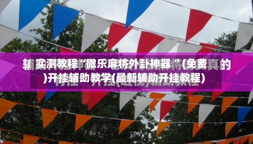实测教程“微乐麻将外卦神器 ”(免费)开挂辅助教学(最新辅助开挂教程)-第3张图片