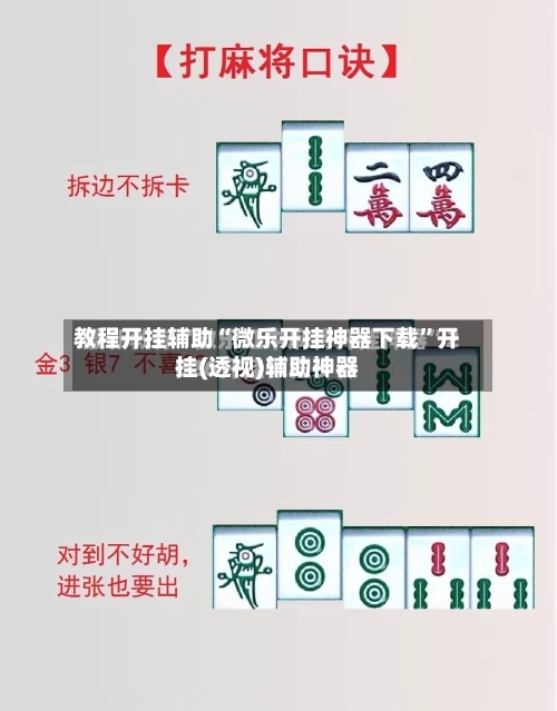 教程开挂辅助“微乐开挂神器下载”开挂(透视)辅助神器-第2张图片