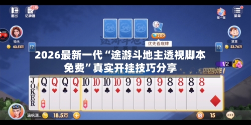 2026最新一代“途游斗地主透视脚本免费”真实开挂技巧分享-第2张图片
