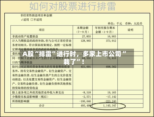 A股“排雷”进行时，多家上市公司“栽了”！-第2张图片