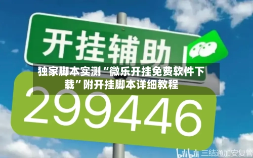 独家脚本实测“微乐开挂免费软件下载”附开挂脚本详细教程-第2张图片