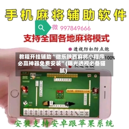 教程开挂辅助“微乐陕西麻将小程序必赢神器免费安装	”(曝光透视必备猫腻)-第2张图片