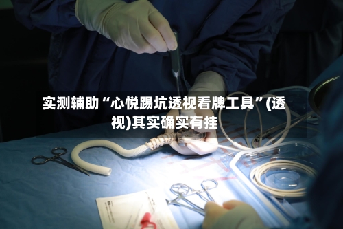 实测辅助“心悦踢坑透视看牌工具”(透视)其实确实有挂-第1张图片