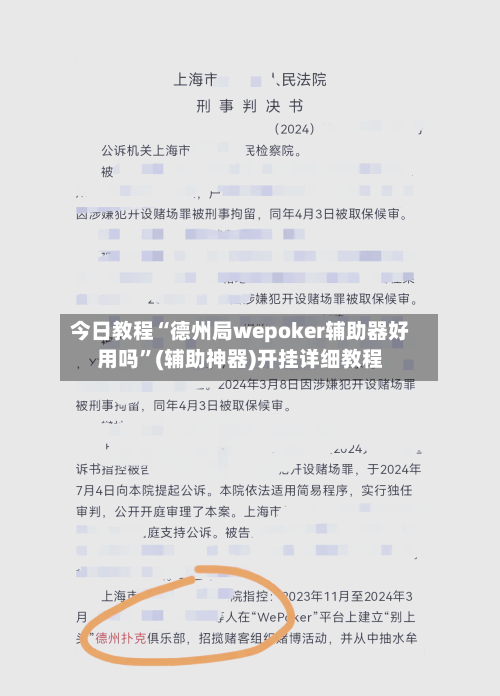 今日教程“德州局wepoker辅助器好用吗	”(辅助神器)开挂详细教程-第2张图片