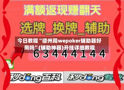 今日教程“德州局wepoker辅助器好用吗”(辅助神器)开挂详细教程-第1张图片