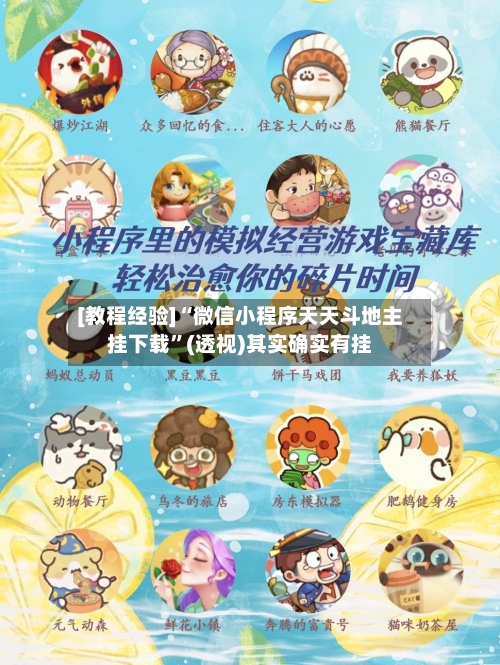 [教程经验]“微信小程序天天斗地主挂下载”(透视)其实确实有挂-第1张图片