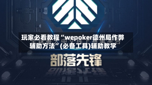 玩家必看教程“wepoker德州局作弊辅助方法	”(必备工具)辅助教学-第2张图片