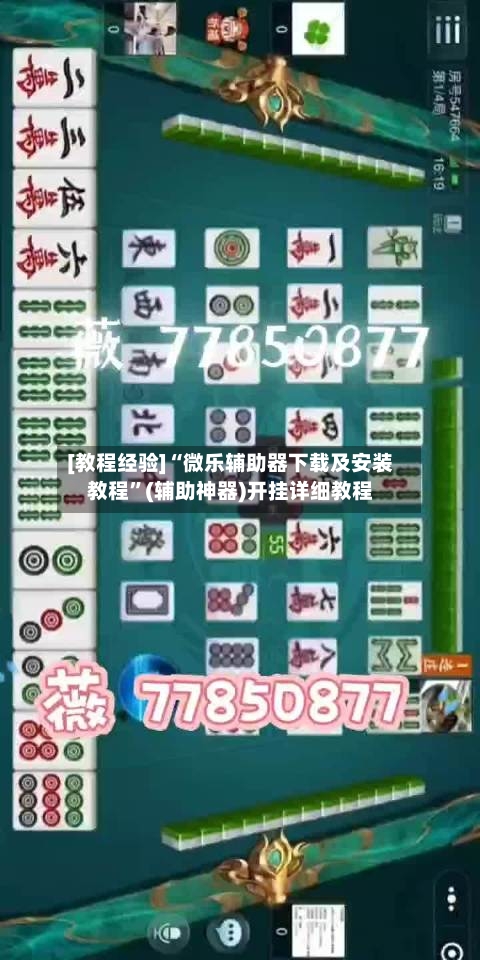 [教程经验]“微乐辅助器下载及安装教程	”(辅助神器)开挂详细教程-第1张图片