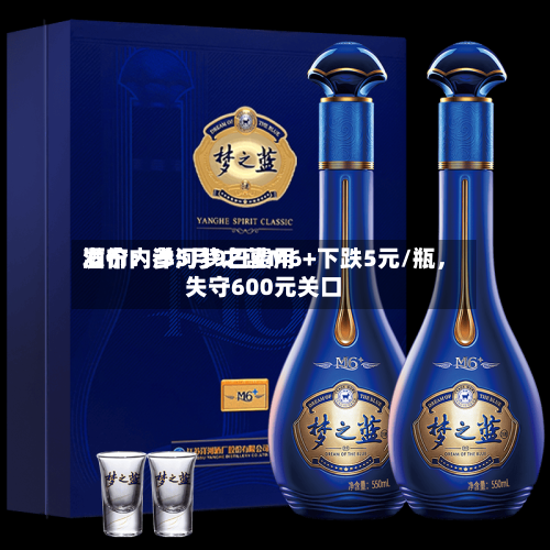 酒价内参5月9日费用发布：洋河梦之蓝M6+下跌5元/瓶，失守600元关口-第2张图片