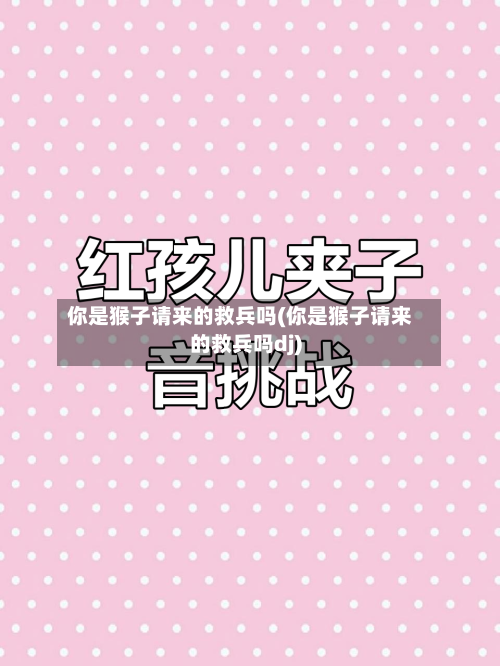 你是猴子请来的救兵吗(你是猴子请来的救兵吗dj)-第1张图片