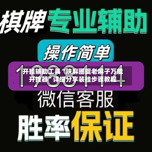 开挂辅助工具“陕麻圈捉老麻子万能开挂器	”详细分享装挂步骤教程-第1张图片