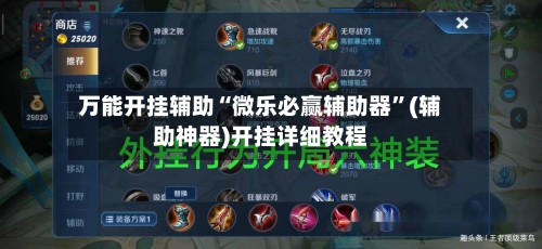 万能开挂辅助“微乐必赢辅助器”(辅助神器)开挂详细教程-第3张图片