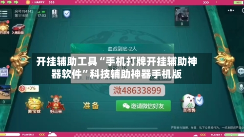 开挂辅助工具“手机打牌开挂辅助神器软件”科技辅助神器手机版-第1张图片