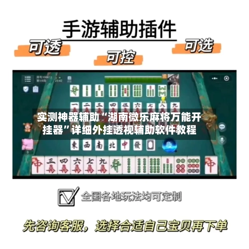 实测神器辅助“湖南微乐麻将万能开挂器	”详细外挂透视辅助软件教程-第3张图片
