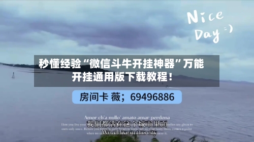 秒懂经验“微信斗牛开挂神器”万能开挂通用版下载教程！-第2张图片