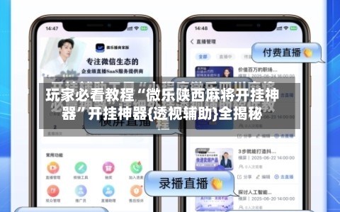 玩家必看教程“微乐陕西麻将开挂神器”开挂神器{透视辅助}全揭秘-第3张图片
