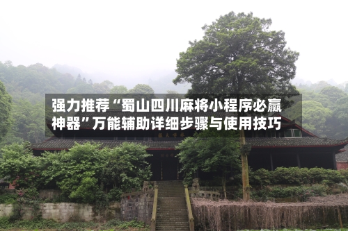 强力推荐“蜀山四川麻将小程序必赢神器”万能辅助详细步骤与使用技巧-第3张图片