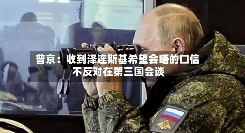 普京：收到泽连斯基希望会晤的口信 不反对在第三国会谈-第2张图片