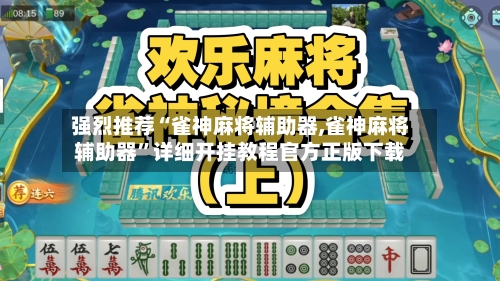 强烈推荐“雀神麻将辅助器,雀神麻将辅助器	”详细开挂教程官方正版下载-第2张图片