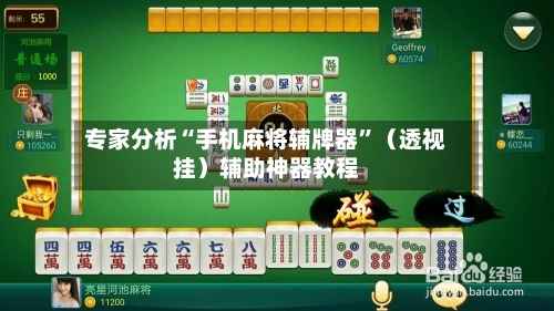 专家分析“手机麻将辅牌器	”（透视挂）辅助神器教程-第1张图片