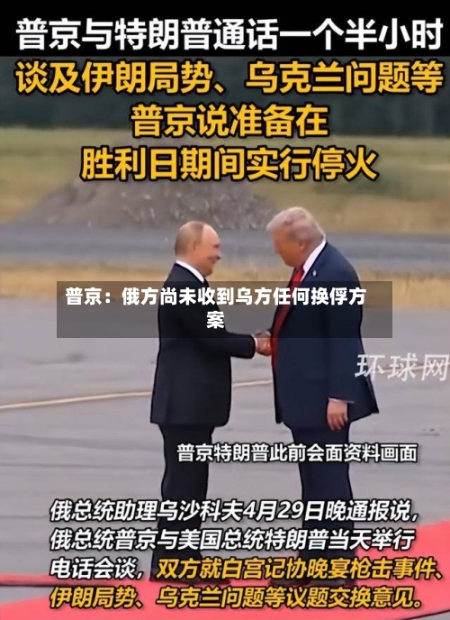普京：俄方尚未收到乌方任何换俘方案-第1张图片