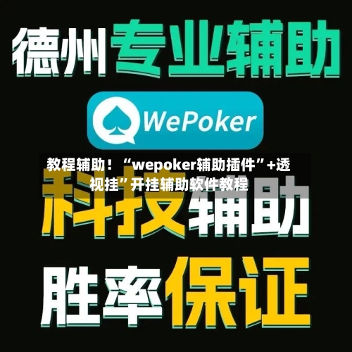 教程辅助！“wepoker辅助插件”+透视挂”开挂辅助软件教程-第1张图片