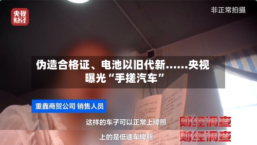 伪造合格证、电池以旧代新……央视曝光“手搓汽车	”-第2张图片