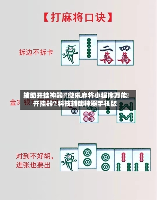 辅助开挂神器“微乐麻将小程序万能开挂器”科技辅助神器手机版-第3张图片