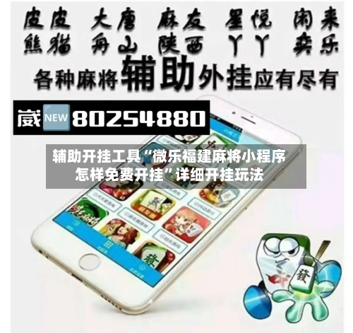 辅助开挂工具“微乐福建麻将小程序怎样免费开挂”详细开挂玩法-第1张图片