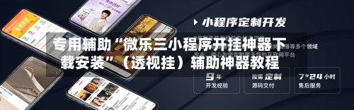 专用辅助“微乐三小程序开挂神器下载安装	”（透视挂）辅助神器教程-第2张图片