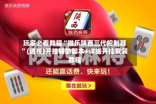 玩家必看教程“微乐陕西三代控制器	”(透视)开挂辅助脚本+详细开挂安装教程-第3张图片