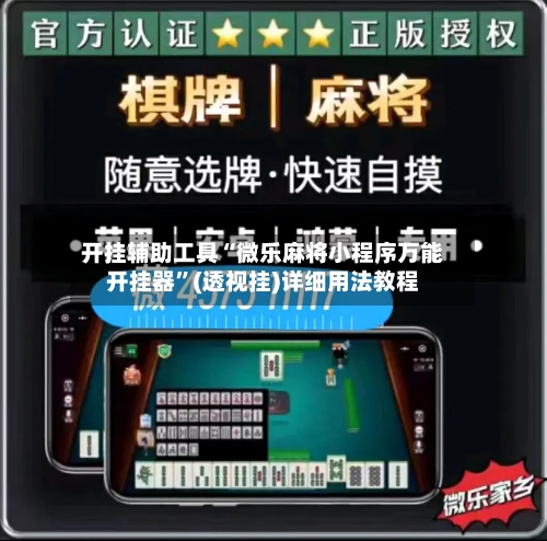 开挂辅助工具“微乐麻将小程序万能开挂器”(透视挂)详细用法教程-第2张图片