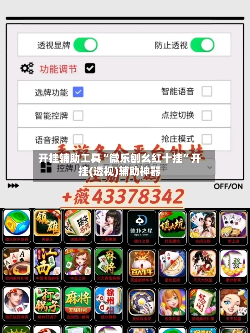 开挂辅助工具“微乐刨幺红十挂”开挂(透视)辅助神器-第1张图片