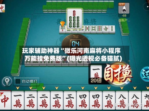 玩家辅助神器“微乐河南麻将小程序万能挂免费版	”(曝光透视必备猫腻)-第1张图片