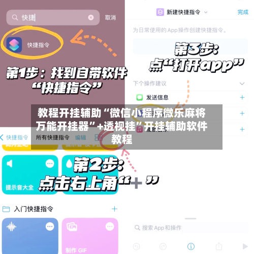 教程开挂辅助“微信小程序微乐麻将万能开挂器”+透视挂	”开挂辅助软件教程-第2张图片