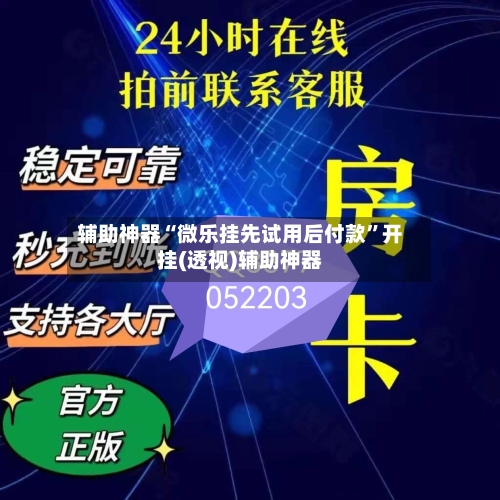 辅助神器“微乐挂先试用后付款”开挂(透视)辅助神器-第1张图片