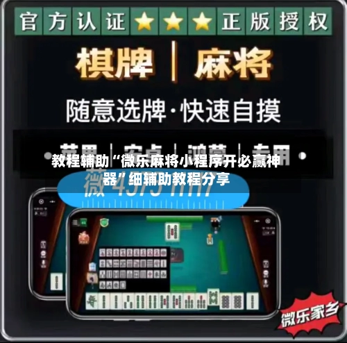 教程辅助“微乐麻将小程序开必赢神器”细辅助教程分享-第2张图片