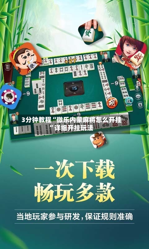 3分钟教程“微乐内蒙麻将怎么开挂”详细开挂玩法-第2张图片