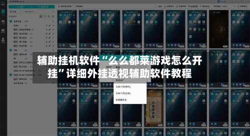 辅助挂机软件“么么都莱游戏怎么开挂”详细外挂透视辅助软件教程-第2张图片